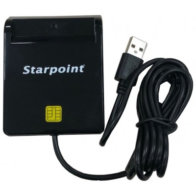 Lector Tarjeta Chip STP_SCRZW-1 USB Negro