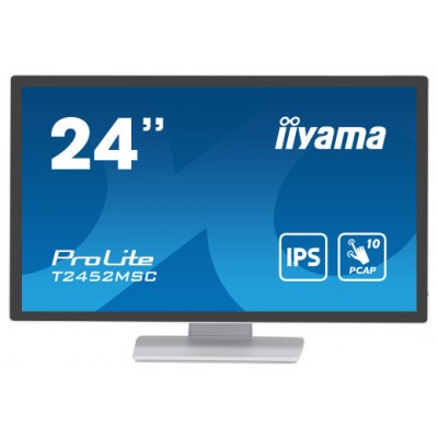 iiyama ProLite pantalla para PC 60,5 cm (23.8") 1920 x 1080 Pixeles Full HD LCD Pantalla táctil Multi-usuario Blanco (Espera 4 dias)