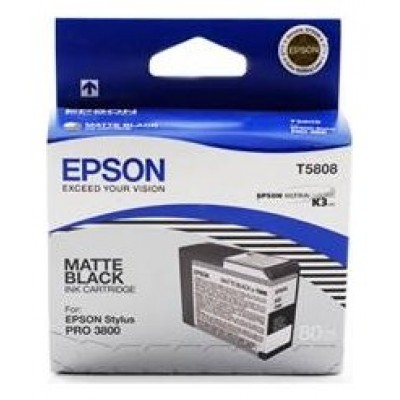 Epson Stylus Pro-3800/3880 Cartucho Negro Mate (80ml)