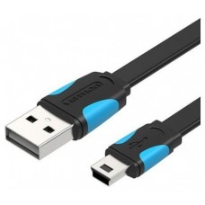 CABLE USB 2.0 MINI USB/M A USB/M 2 M NEGRO VENTION (Espera 4 dias)