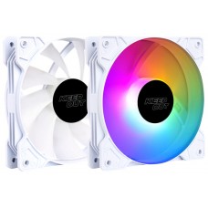 VENTILADOR AUXILIAR XFC-120F RGB BLANCO KEEPOUT (Espera 4 dias)